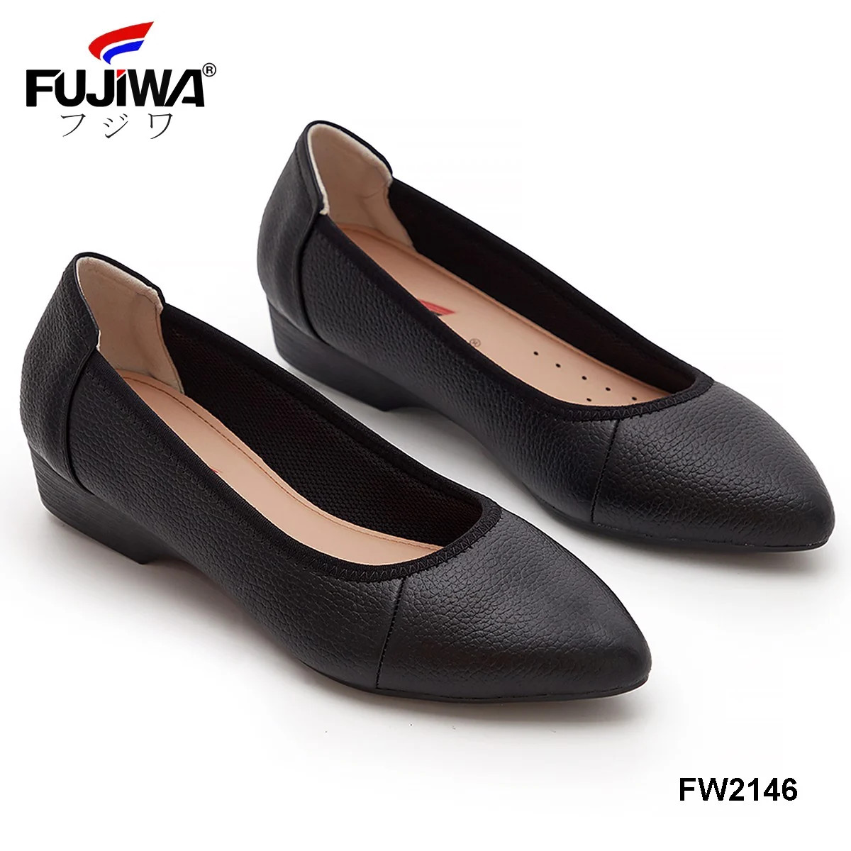 Giày Nữ Da Bò FUJIWA - FW2146. Da Thật Cao Cấp. Được Đóng Thủ Công