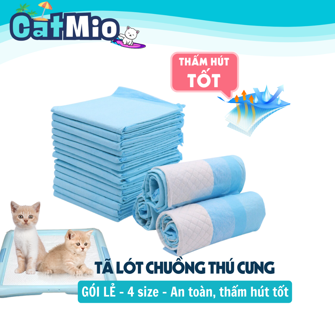 Tã lót chuồng thú cưng gói lẻ nhiều size milupapa