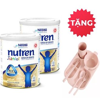 Combo 2 lon sữa bột Nutren Junior cho trẻ từ 1-12 tuổi lon 850g
