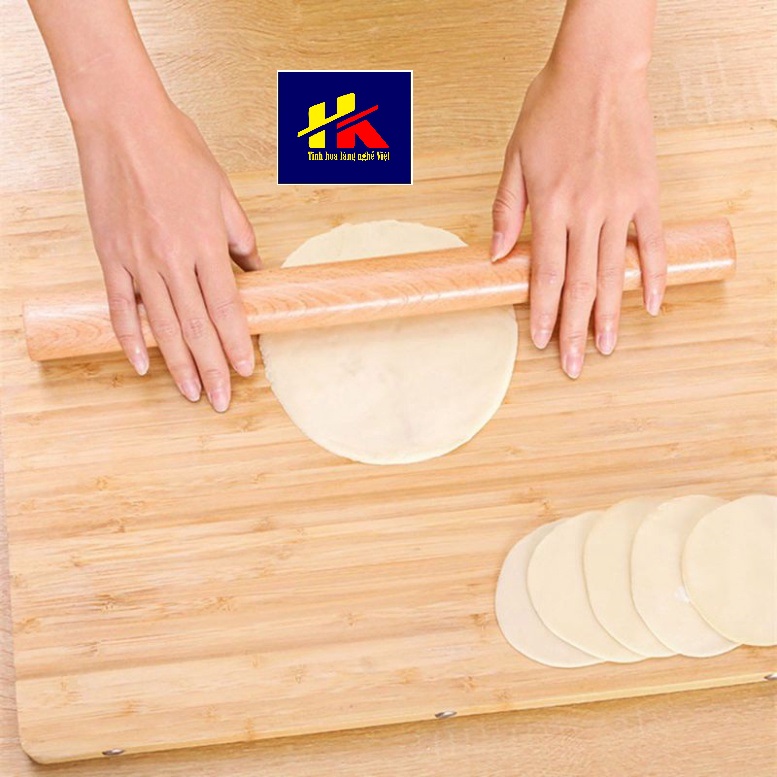 Cây lăn cán bột làm bánh bằng gỗ không dính, Cán cán bột bằng gỗ - Rolling pin