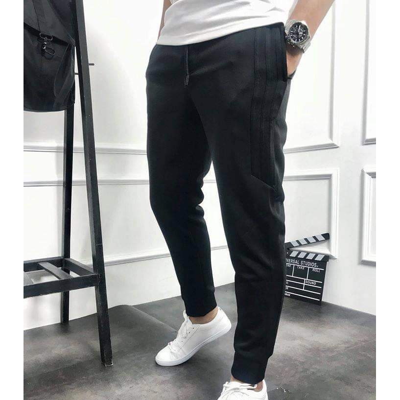 Quần Dài Thể Thao Nam, Quần Dài Nam 3 Sọc Chất Vải Dày Dặn Co Giãn Tốt - 5