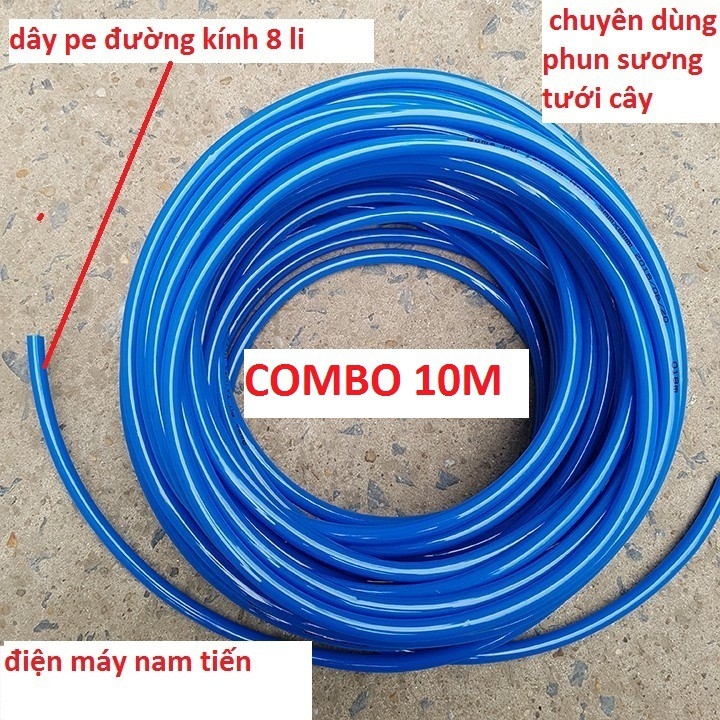 Sale combo 10m dây phun sương 8mm
