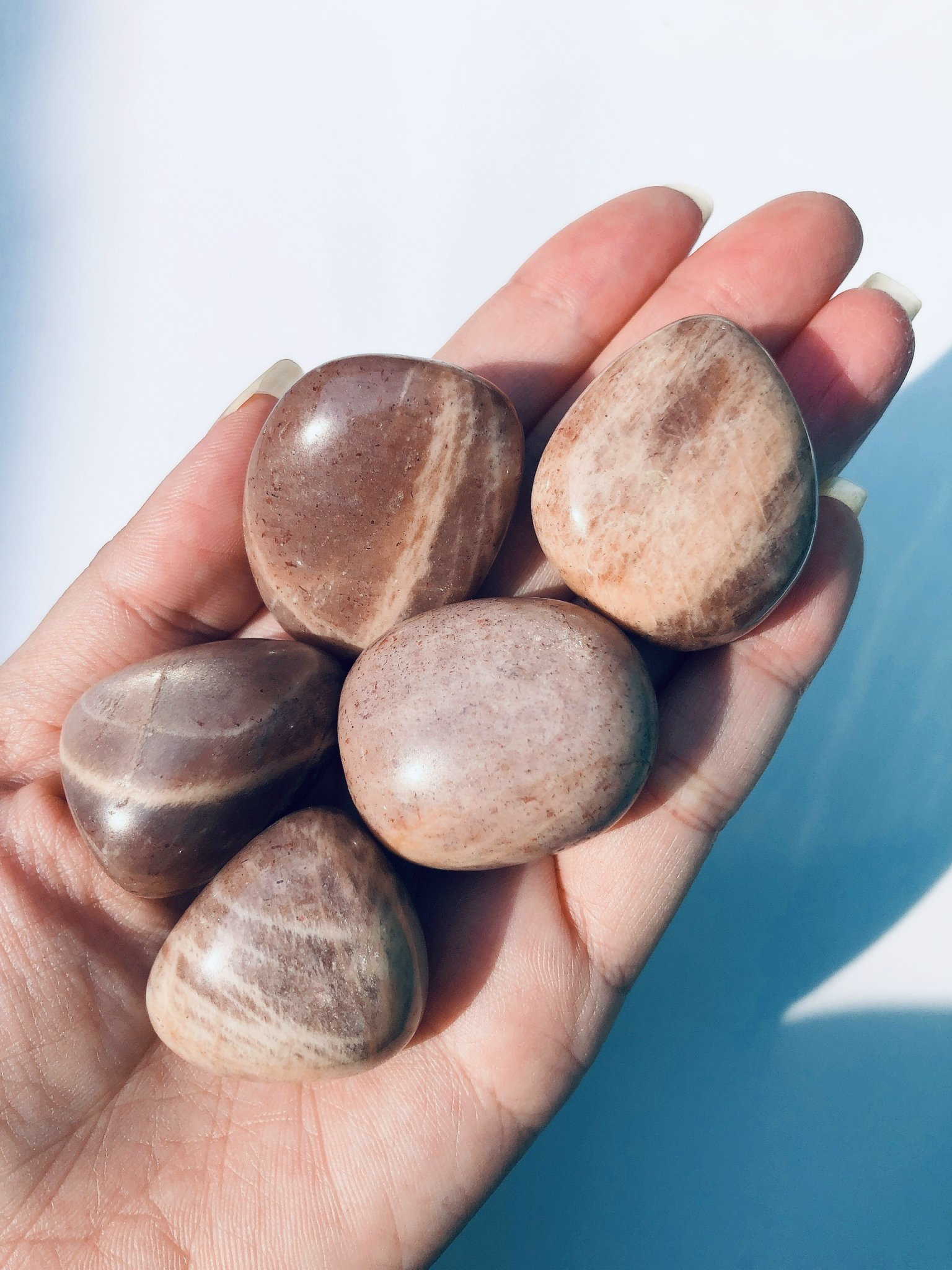 Purify & Cleanse Đá Sunstone Size 3cm Phong Thủy Tarot Reiki