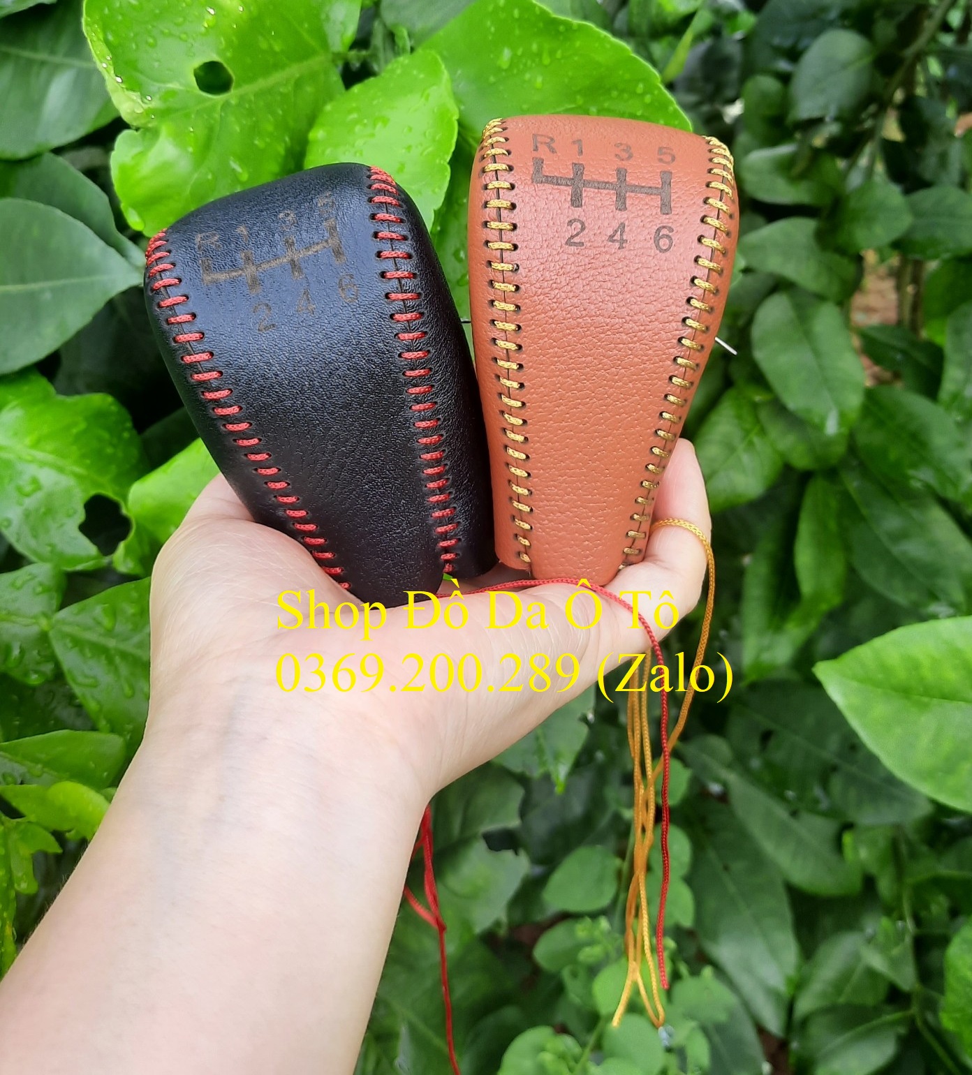 Bọc da cần số phanh tay Isuzu Dmax, Mux số sàn 5 số hoặc 6 số bằng da bò, bảo hành 12 tháng, nhiều mầu sắc