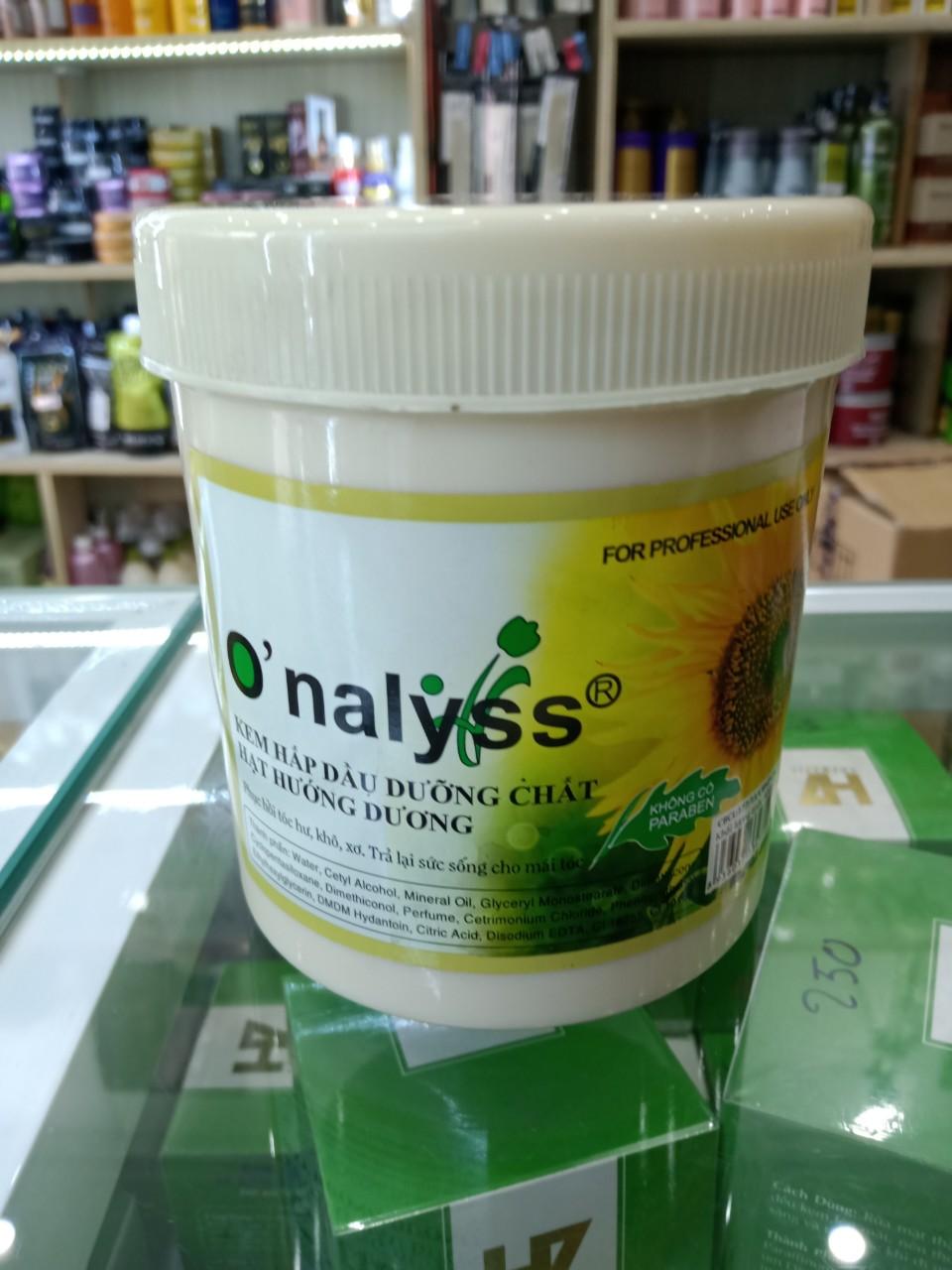 Kem hấp dầu dưỡng chất hạt hướng dương onalyss 900ml