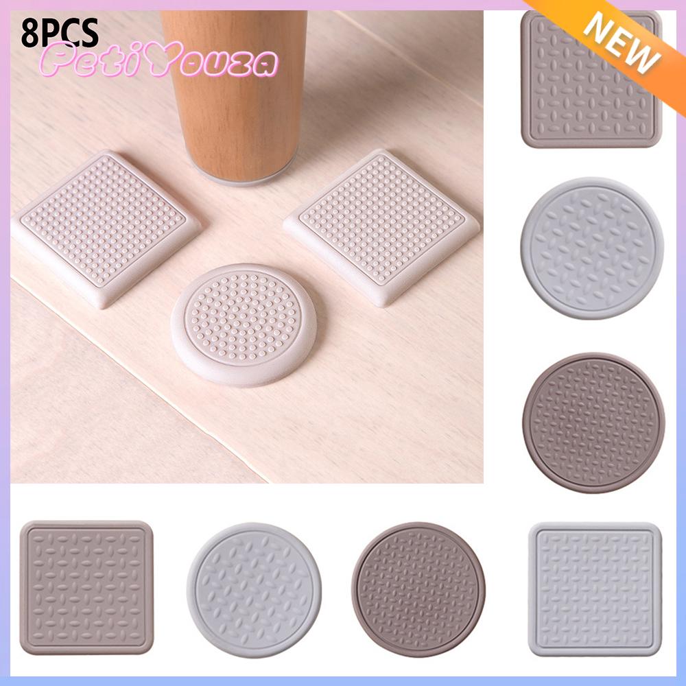 8 Cái Chụp Chân Bàn Bằng Silicon Tại Nhà, Bọc Chân Ghế Không Ồn, Đệm Chân Đồ Nội Thất Sofa Tầng Protector