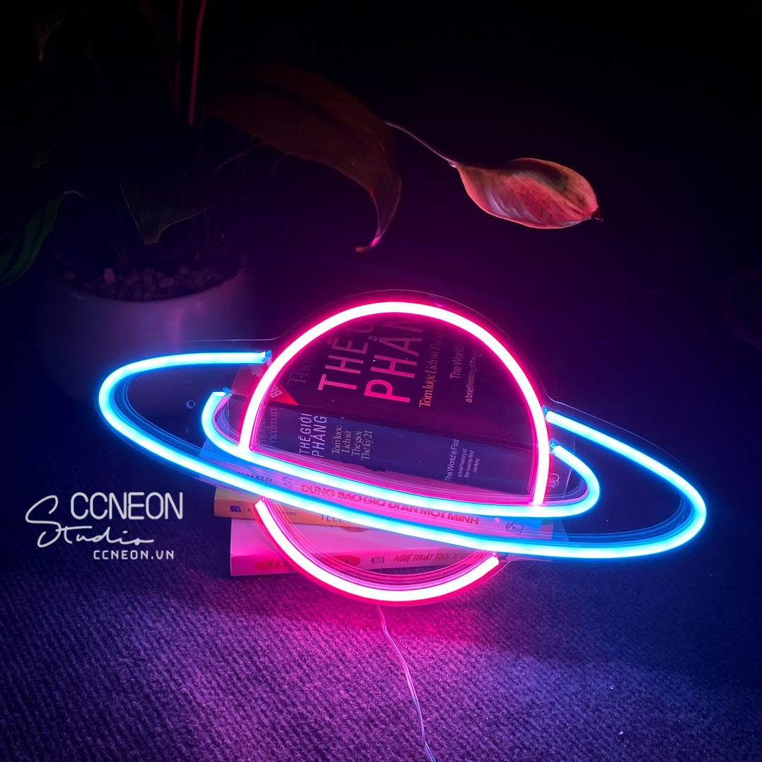 Đèn Trang Trí Phòng Led Neon Sign Hành Tinh