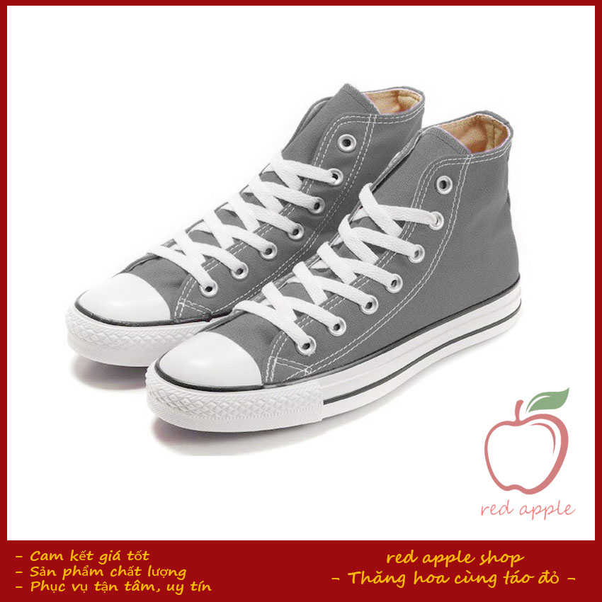 [XẢ KHO] Giày thể thao Cổ Cao Xám - RED APPLE SHOP
