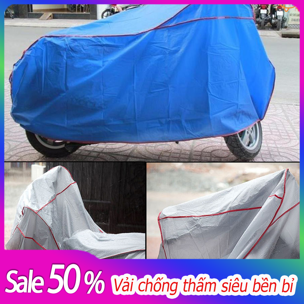 Áo Trùm xe máy, Tấm che xe giá rẻ, Tiệm xe máy Honda, Bạt phủ xe máy chất liệu dù cao cấp - Bảo vệ xế yêu của bạn 24/24