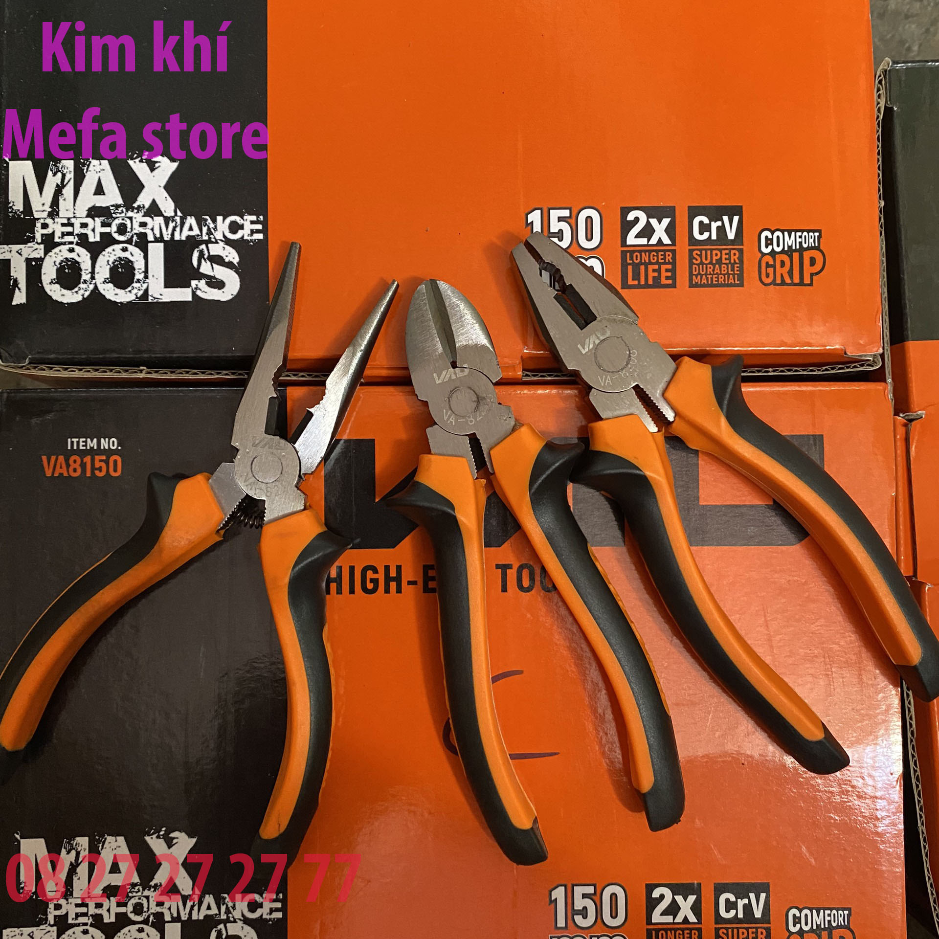 Kìm cắt - kìm điện - kìm nhọn vau kìm bằng thép cr-v cao cấp