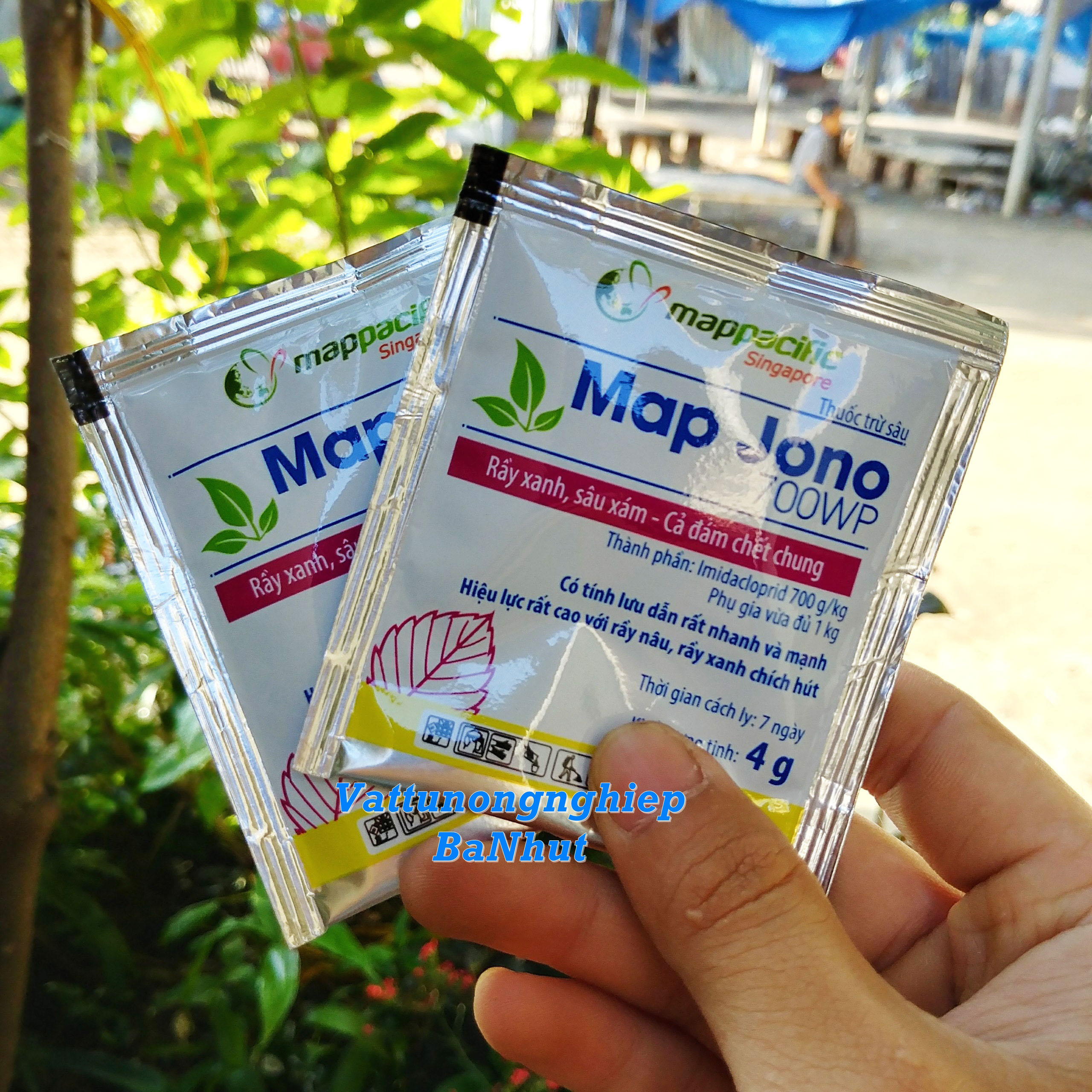 Đặc Trừ Rầy Nâu Sâu Xanh MAP JONO 700WP Gói 4G