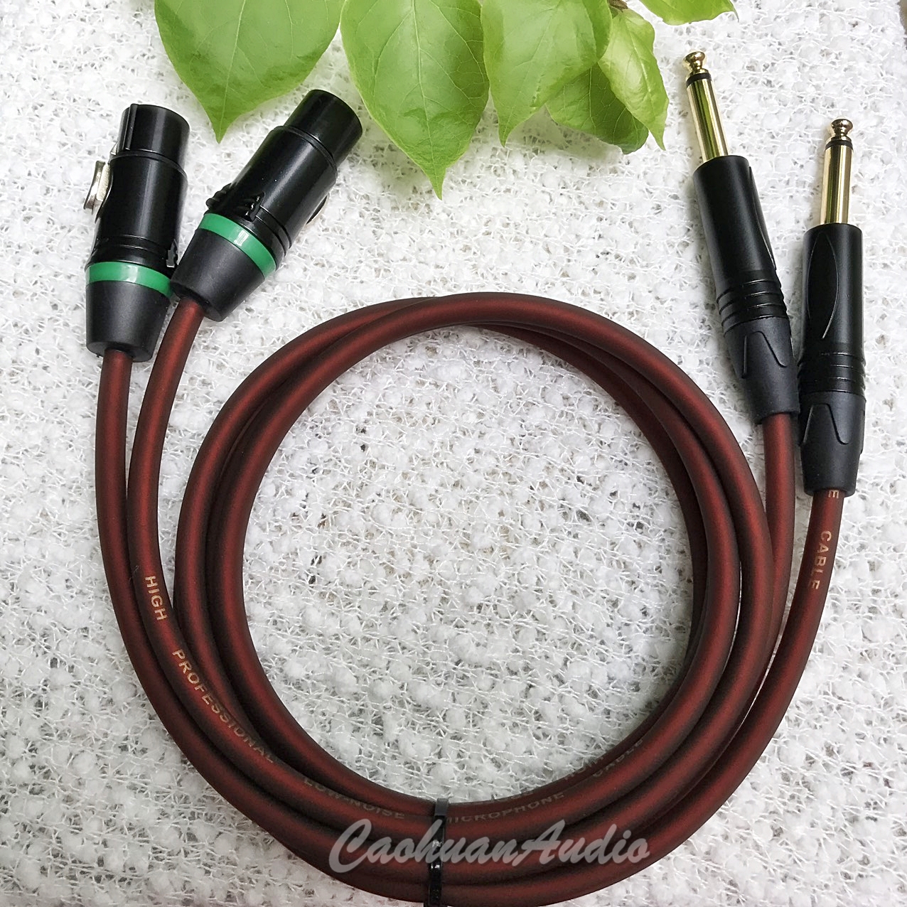 Cặp Dây Jack Canon Cái ra 6.5mm dài 1m