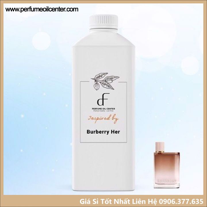 Tinh dầu nước hoa burberry 🛒 500ml 🛒 tinh dầu hương burberry her - ngọt ngào, thơm mát