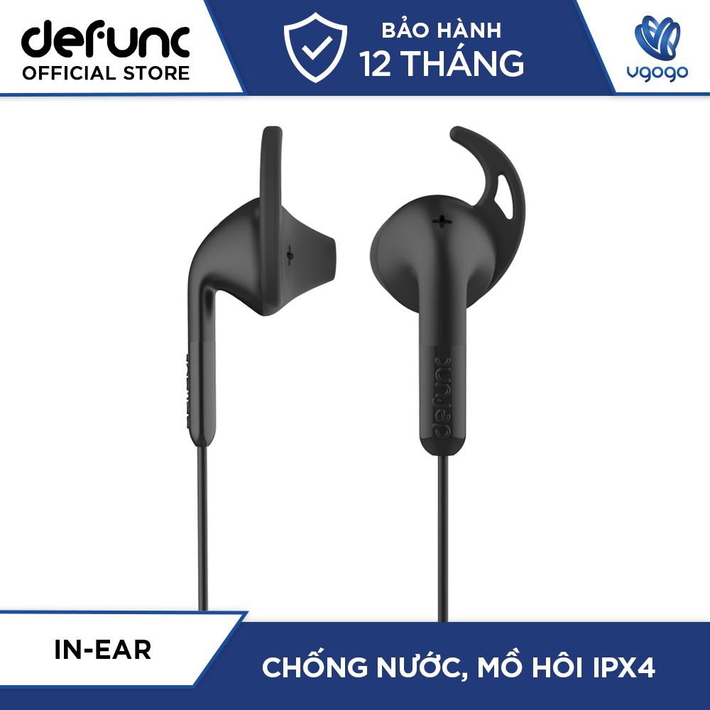 Tai Nghe Nhét Tai Thể Thao DeFunc GO SPORT D012 Tích Hợp Mic - Chống Ồn Toàn Diện Chuẩn Chống Mồ Hôi IPX4 - Nhà Phân Phối Chính Thức