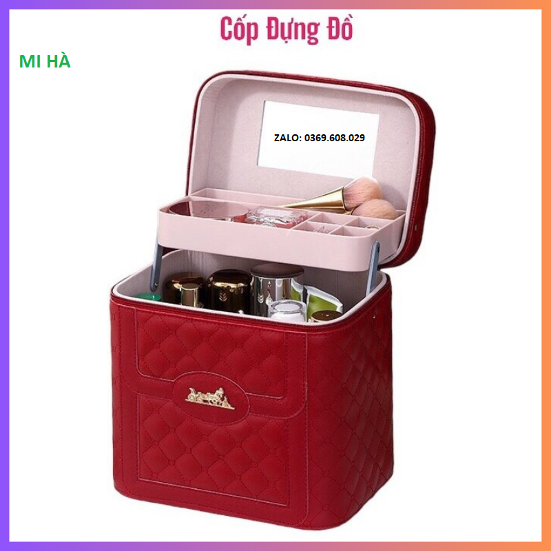 Cốp đựng mỹ phẩm trang điểm,hộp cốp nối mi, nail, phun xăm ,tủ đựng phụ kiện,túi 1 tầng đựng đồ nghề make up_túi đồ dùng cá nhân & mỹ phẩm