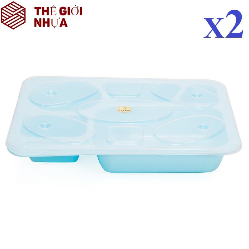 [HCM]Combo 2 Khay Cơm Lớn Duy Tân (32 x 26 x 6 cm) No.758