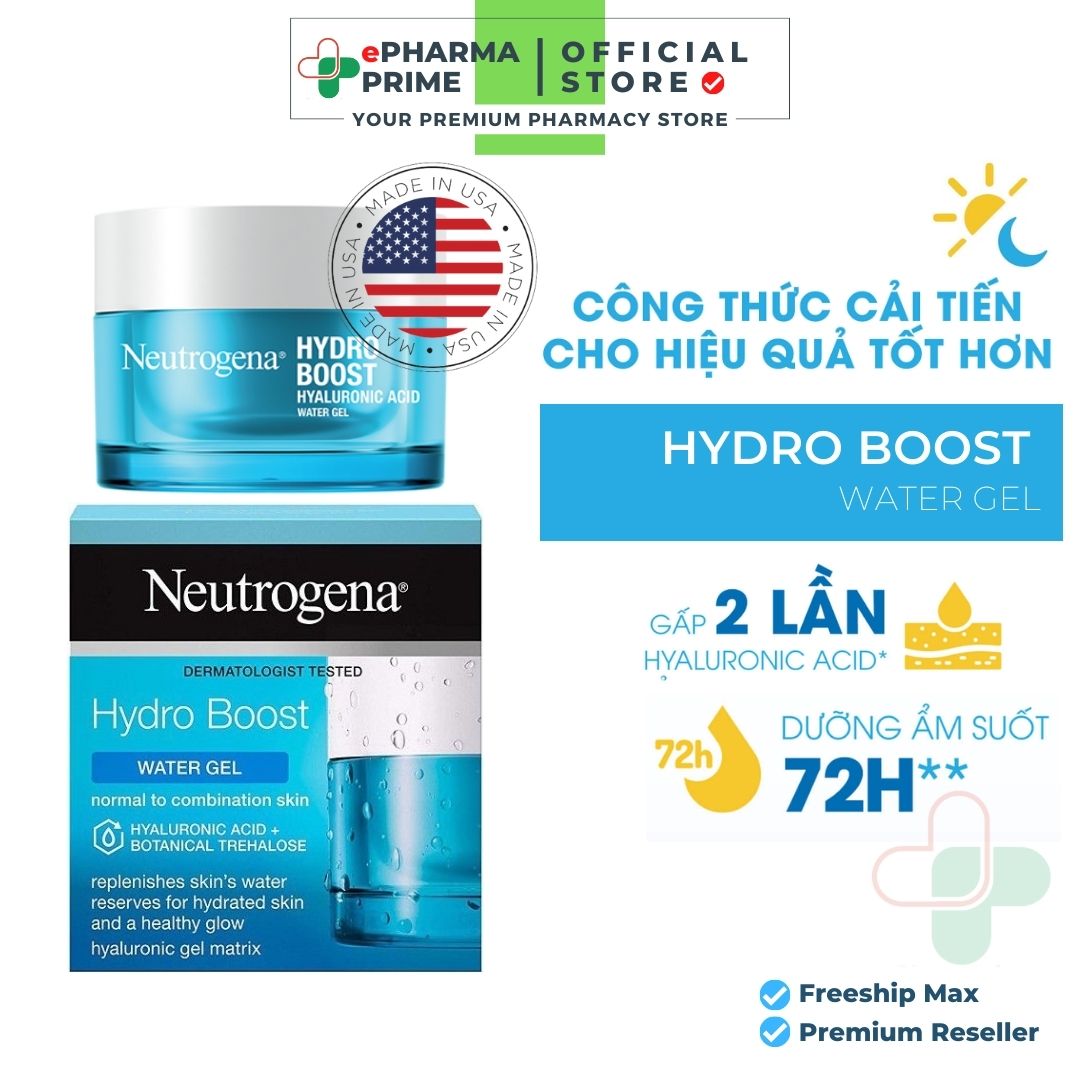 Kem Dưỡng Ẩm Neutrogena - Dưỡng Ẩm Cấp Nước Neutrogena Hydro Boost Water Gel