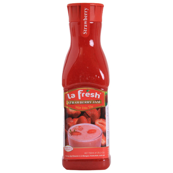 Sinh tố dâu tây la fresh 650ml - strawberry smoothies