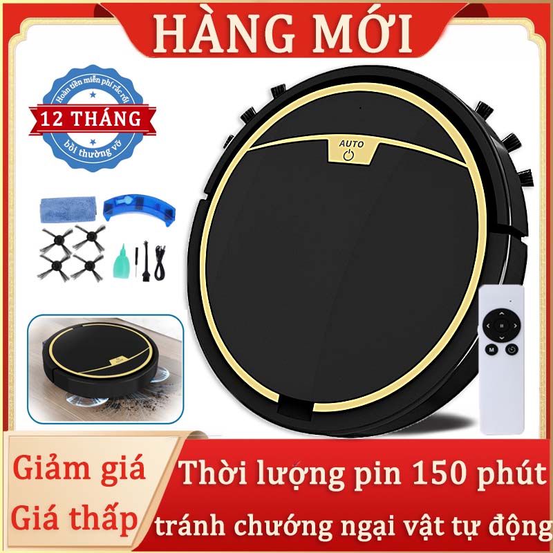 Robot hút bụi RS300,robot hút bụi thông minh,robot hút bụi lau nhà,máy hút bụi tự động robot,Lau khô ướt Hộp nước riêng