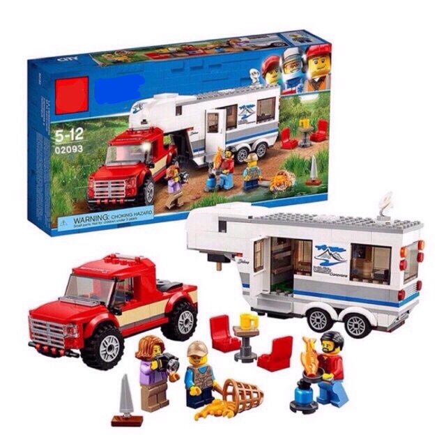 Bộ lắp ráp mô hình city cities 02093 - xe móc lưu động