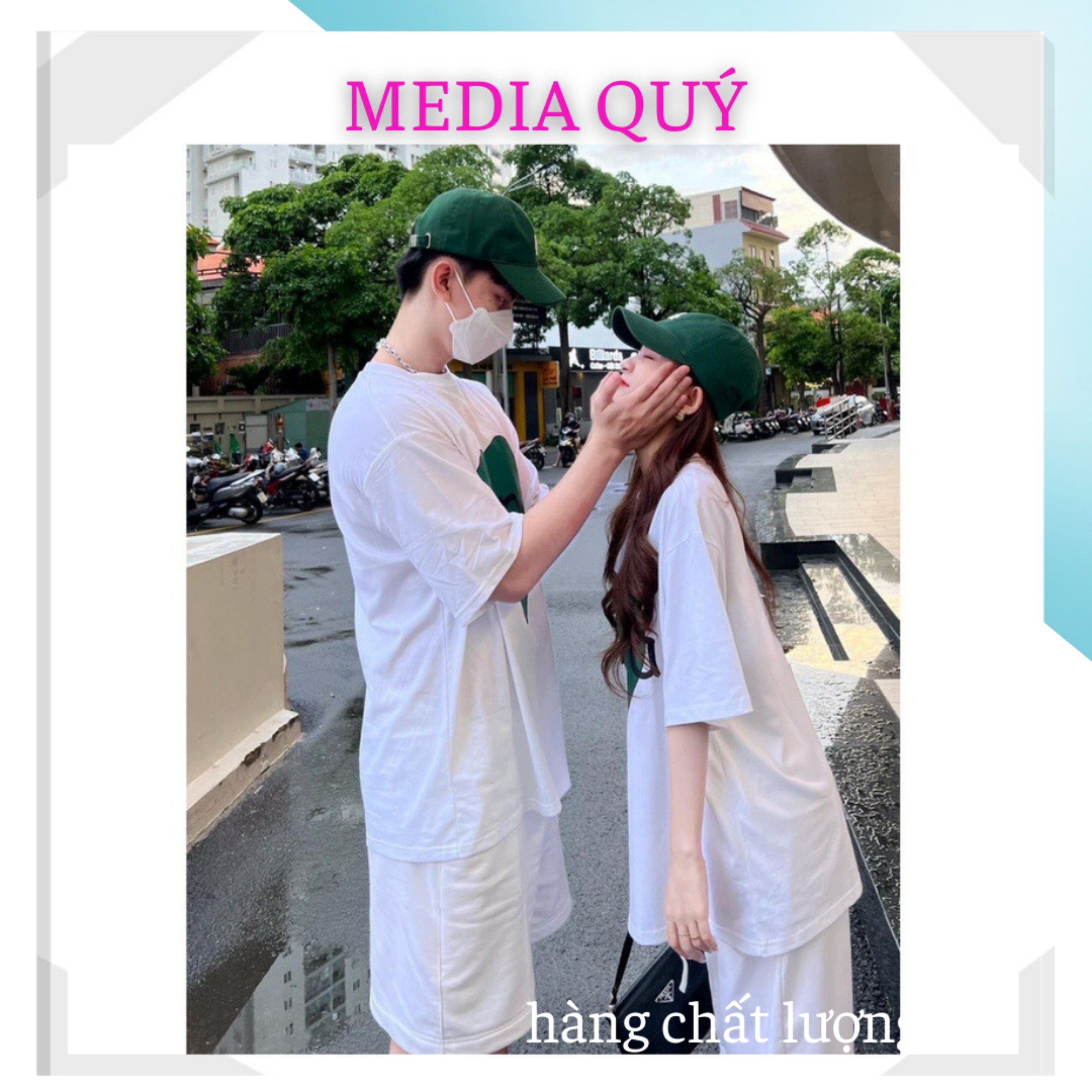 Áo thun cặp , áo phông đôi nam nữ in hình TRÁI TIM oppa dễ thương đáng yêu của tình yêu