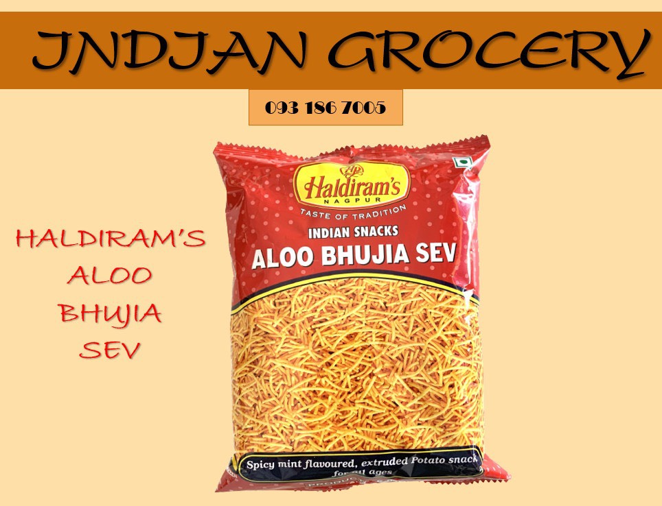 Bánh ăn liền - haldiram's aloo bhujia 150 gam