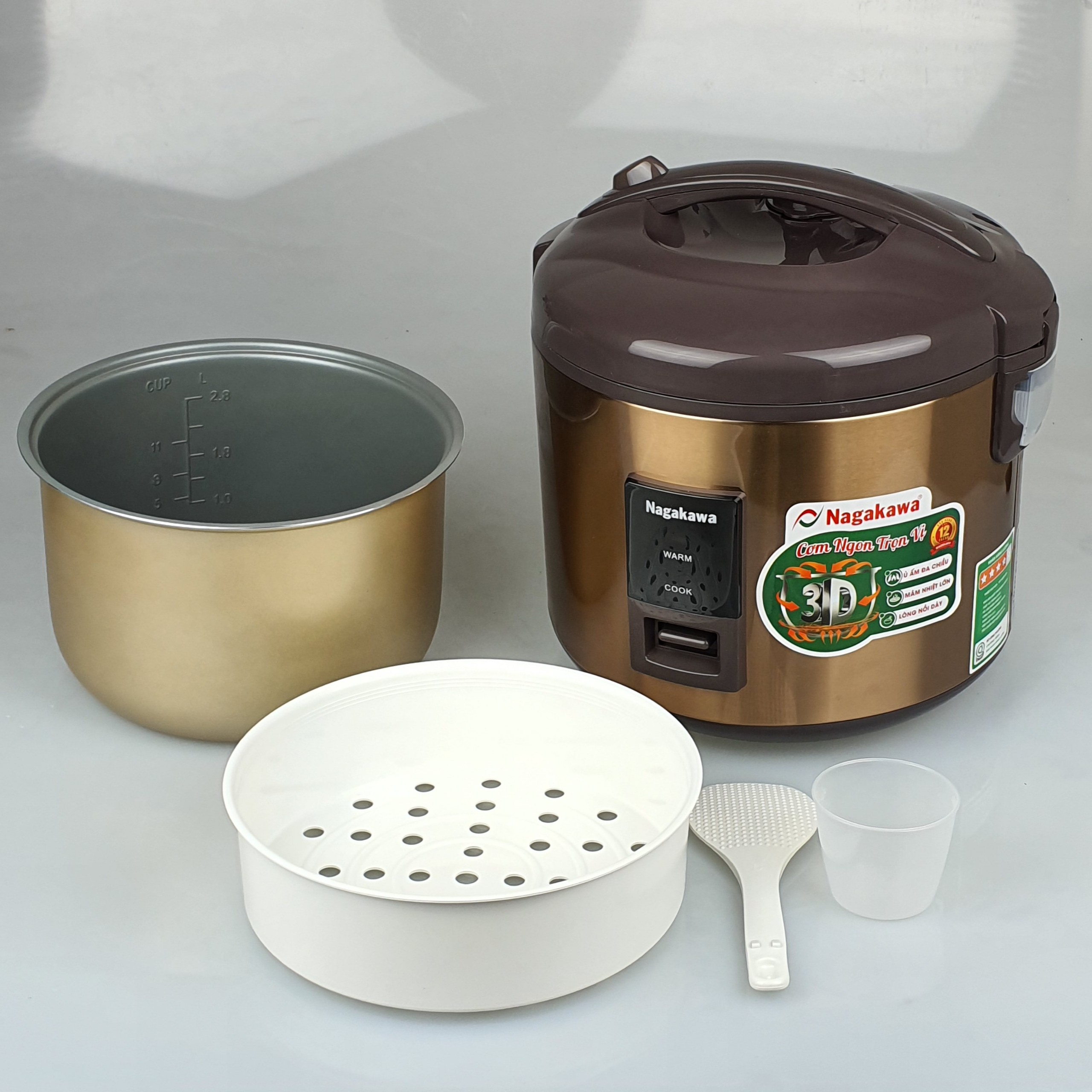 Nồi cơm điện 2.8l nagakawa nag0121