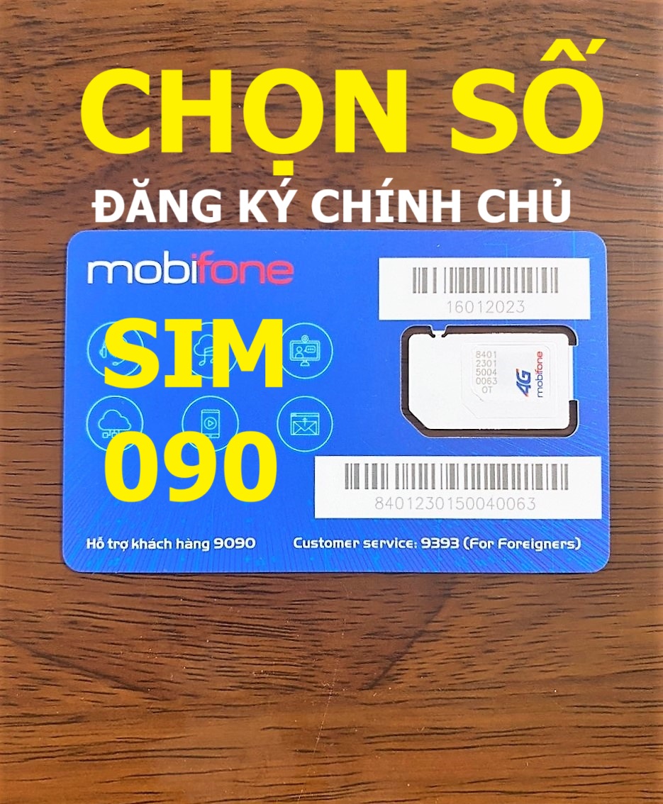 Sim Mobifone Đầu số đẹp 09 - SIM TRẢ TRƯỚC - CHỌN SỐ THEO DANH SÁCH - Sim chưa kích hoạt