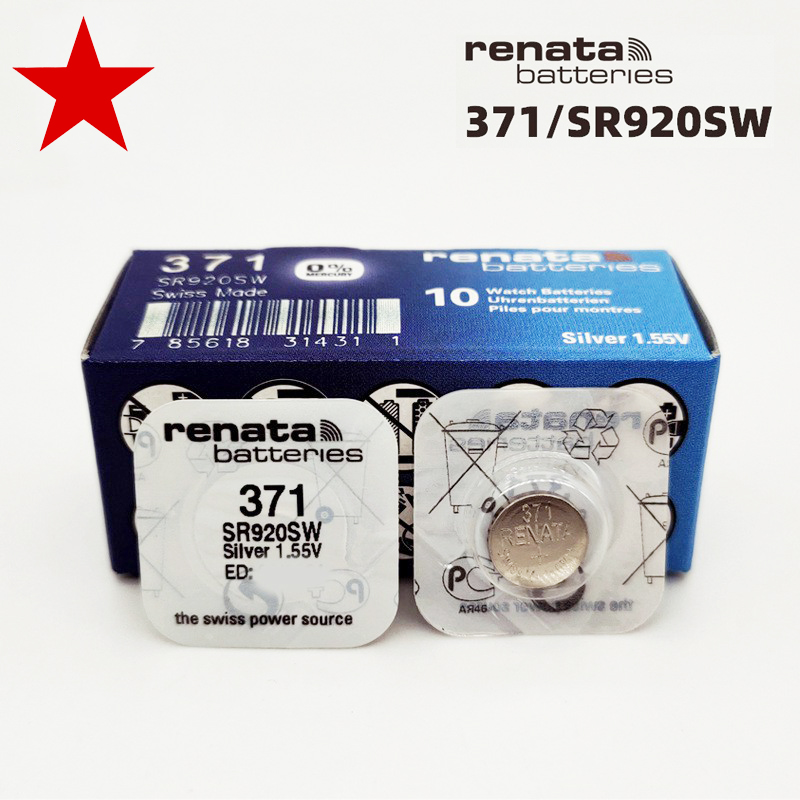 Pin Đồng Hồ Renata SR920SW 371 Vỉ 1 Viên - Hàng Chính Hãng