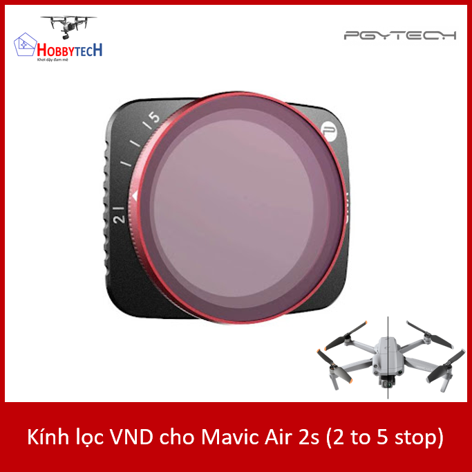 Kính lọc mavic air 2s vnd filter – pgytech