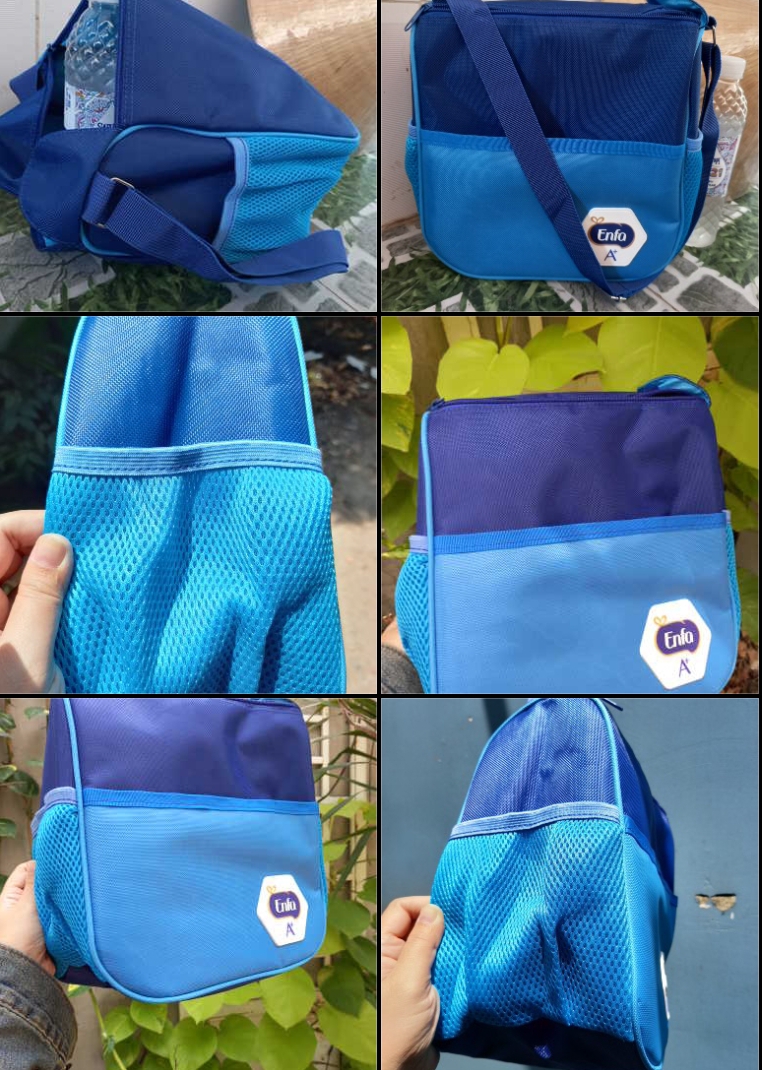 [HCM]Ba lô cho bé màu xanh dương đậm - Túi đựng cho mẹ bỉm sữa -Túi xách -Ba lô trẻ em - Túi trẻ em - Balo hàng khuyến mãi Enfa