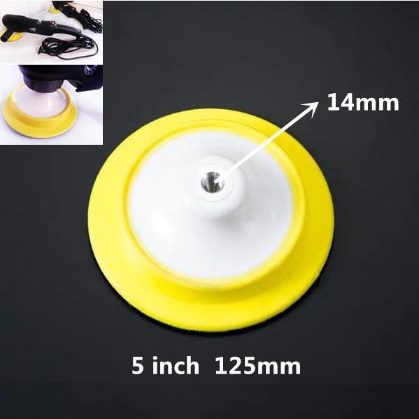 Đĩa đánh bóng tự dính 5 inch Lỗ đĩa 14 mm-Chất liệu Nhựa PU