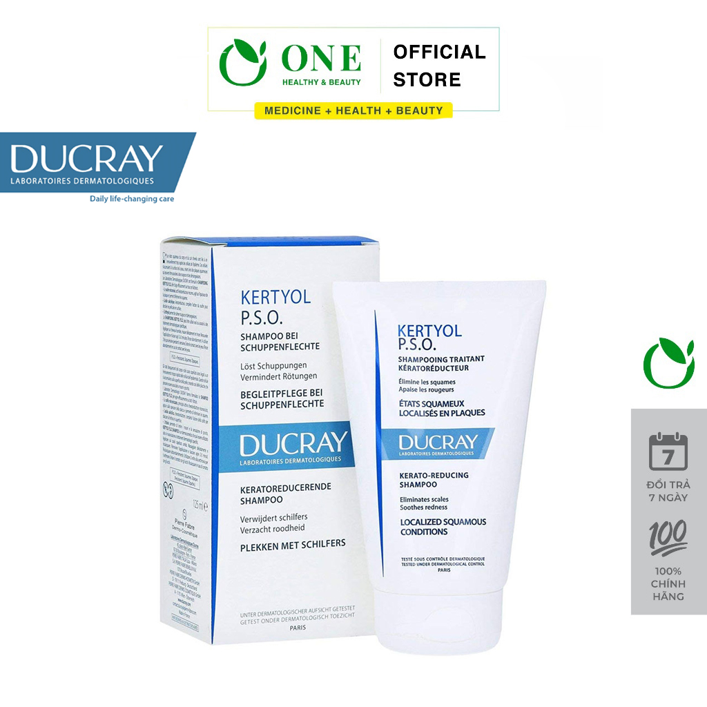 Dầu gội hỗ trợ trị gàu mảng kertyol pso shampoo ducray 125ml