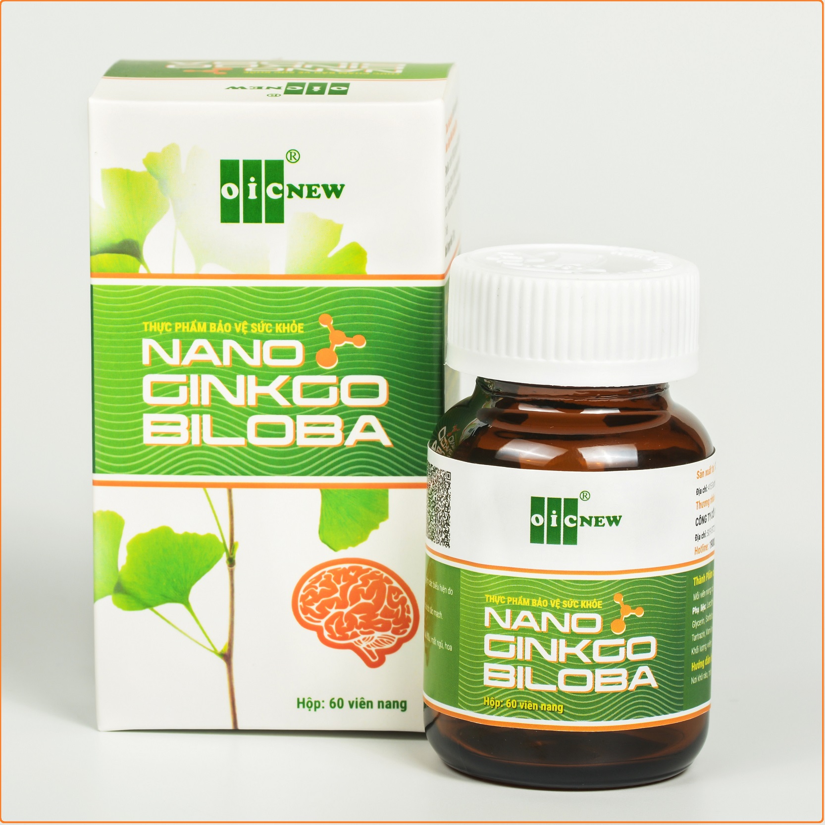 Nano Ginkgo Biloba - Hỗ trợ tăng cường tuần hoàn máu não, giảm nhanh triệu chứng thiểu năng tuần hoàn não: rối loạn tiền đình, đau đầu, chóng mặt