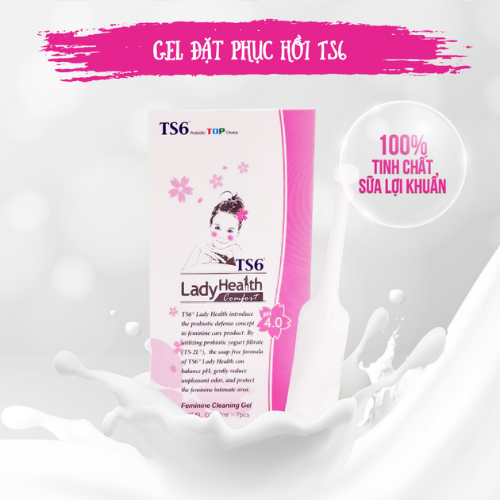 Gel đặt làm sạch TS6 -  bổ sung lợi khuẩn