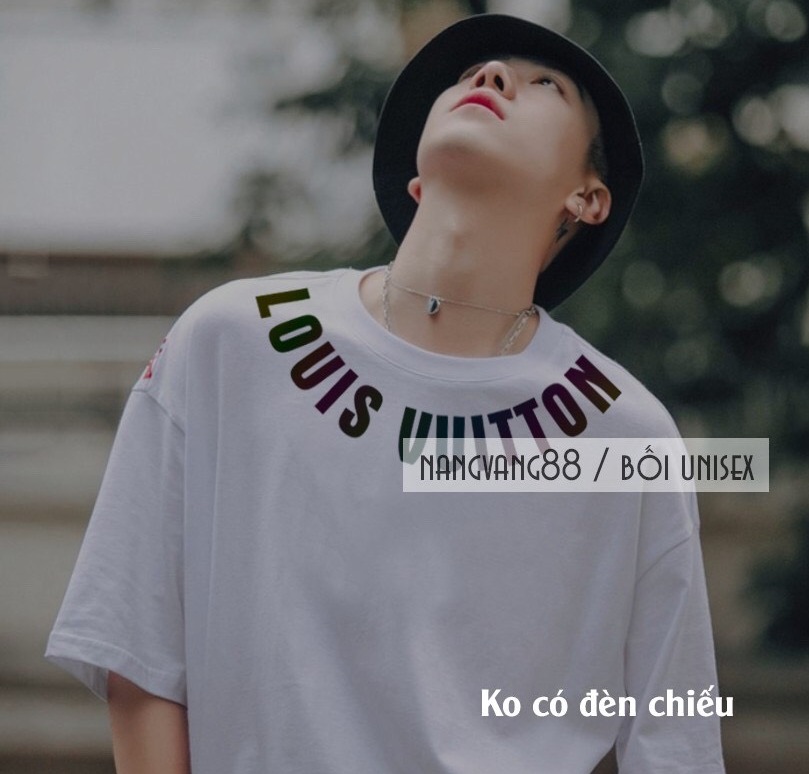 Mạnh Dũng Store 1  [Hình Thật] Áo Thun Nam Nữ Cotton Xịn Mát Phối Logo Phản Quang Phát Sáng Cực Bắt Mắt