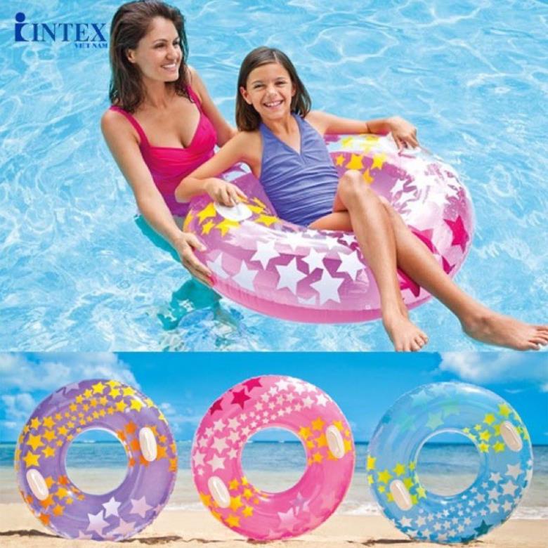 Phao tròn intex 91cm, phao bơi cho bé chính hãng intex đường kính 91cm