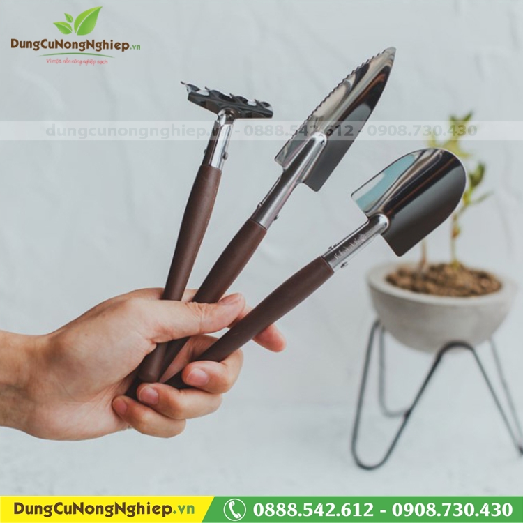 Bộ dụng cụ làm vườn mini 3 món