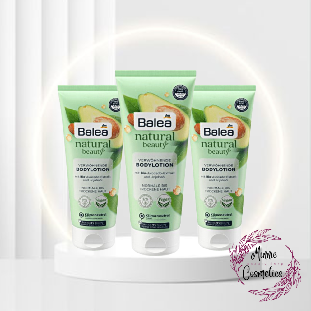 Sữa dưỡng thể balea natural beauty chiết xuất bơ hữu cơ & dầu jojoba - đức