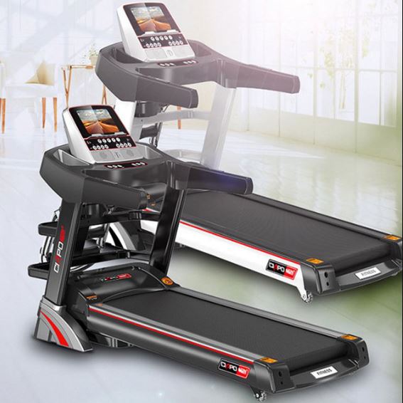Máy chạy bộ điện đa năng Ciapo CP-A4 model mới nhất, tích hợp máy rung, gập bụng, băng chạy chống rung cao cấp, máy chạy bộ điện tập thể dục tại nhà nâng cao sức khỏe, màn hình led, loa nghe nhac mp3, vận tốc tối đa 15km/h