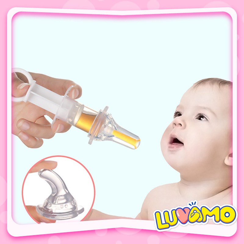 Dụng Cụ Bón Thuốc Ống Hút Sữa Dạng Xilanh Cho Bé Không Chịu Bú Bình An Toàn Chống Sặc Cs04