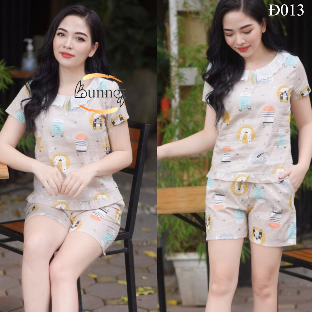Đồ bộ mặc nhà, đồ bộ nữ mẫu đùi mát mẻ mặc nhà mặc mùa hè đẹp