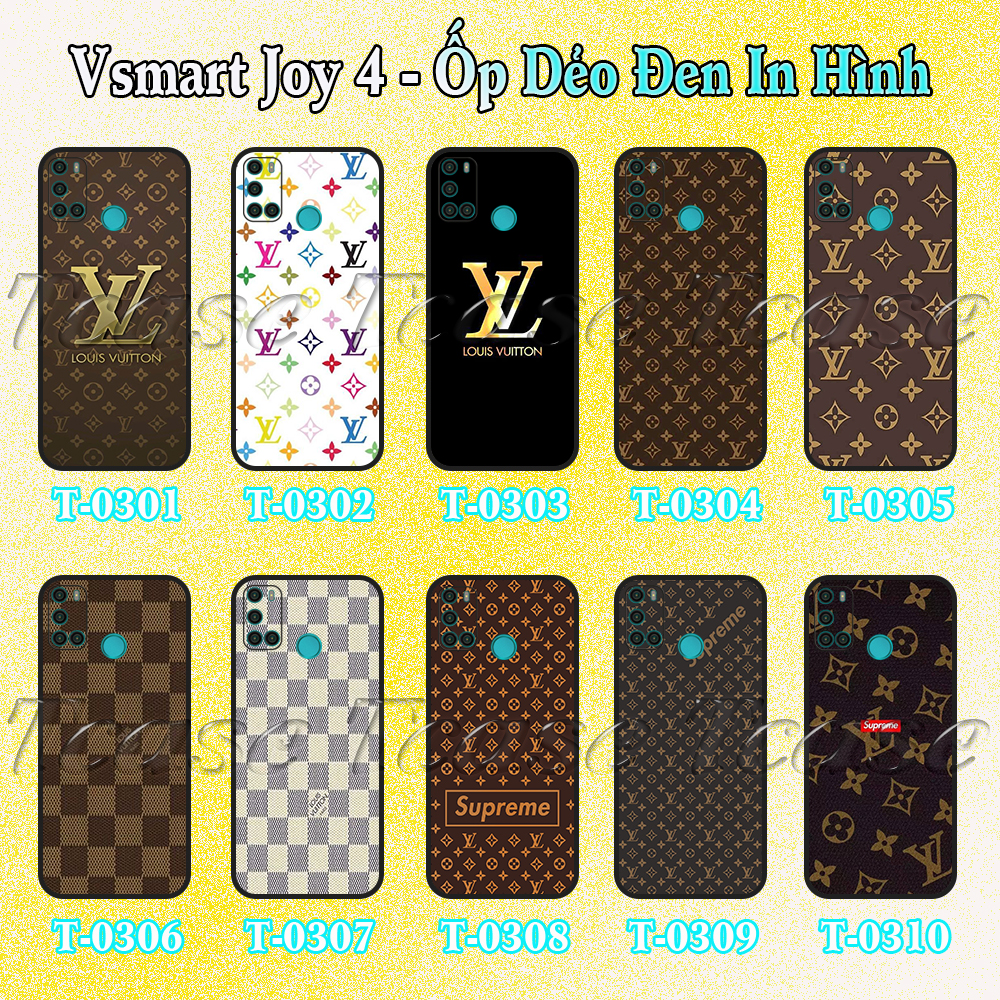 Ốp lưng Vsmart Joy 4 - Ốp dẻo đen in hình BST Luôn Vui Tươi cực sang