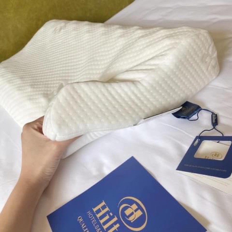 Gối cao su non hilton cao cấp mới 2021 cho giấc ngủ ngon hết ê mỏi