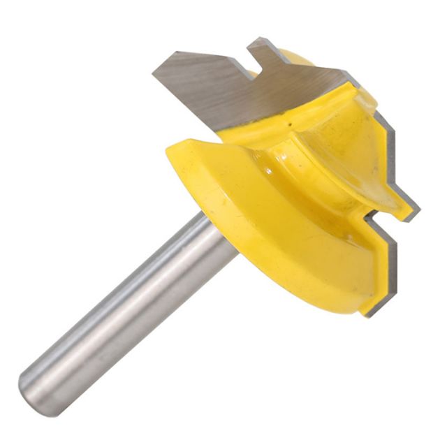 Mũi phay ghép ván góc vuông mũi soi gỗ ghép ván 45 độ cốt 6ly3