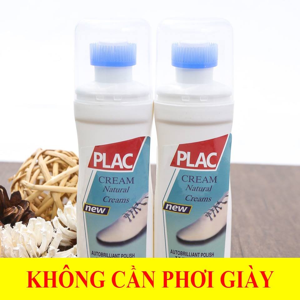Chai xịt tẩy trắng giày dép túi xách Plac loại có đầu Chà 100ml 03072021