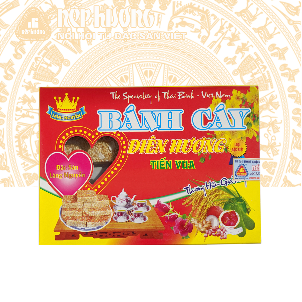 Bánh Cáy Diên Hương- hộp 450g - Thái Bình