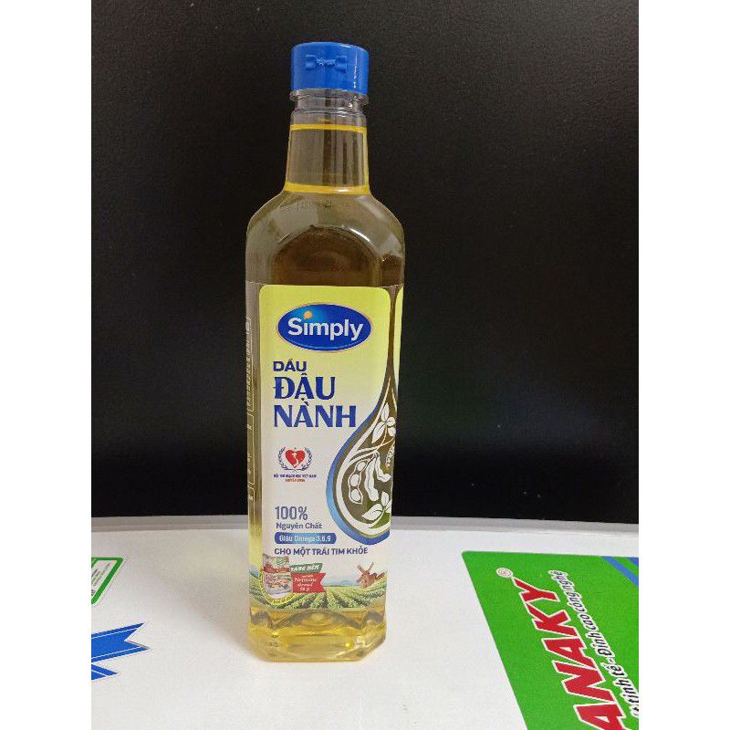Dầu đậu nành simply 1l