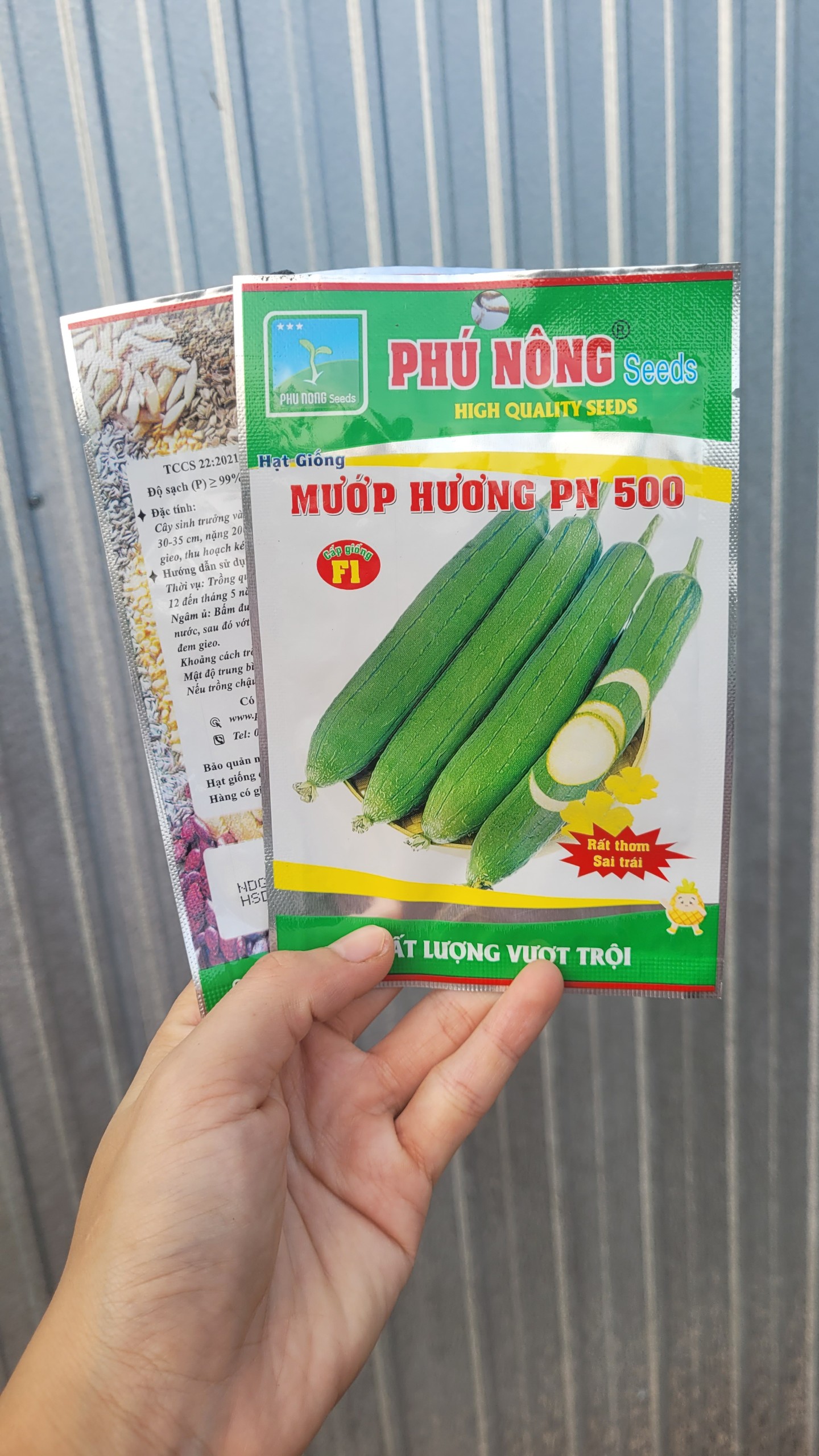 [Freeship Max] Hạt giống Mướp Hương Phú Nông PN 500 gói 1 gram_THIEN THINH SHOP