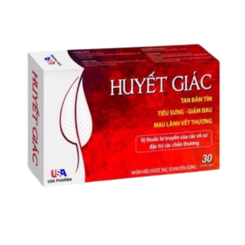 Giảm đau tan vết bầm tím với viên uống Huyết giác (Hộp 30 viên)